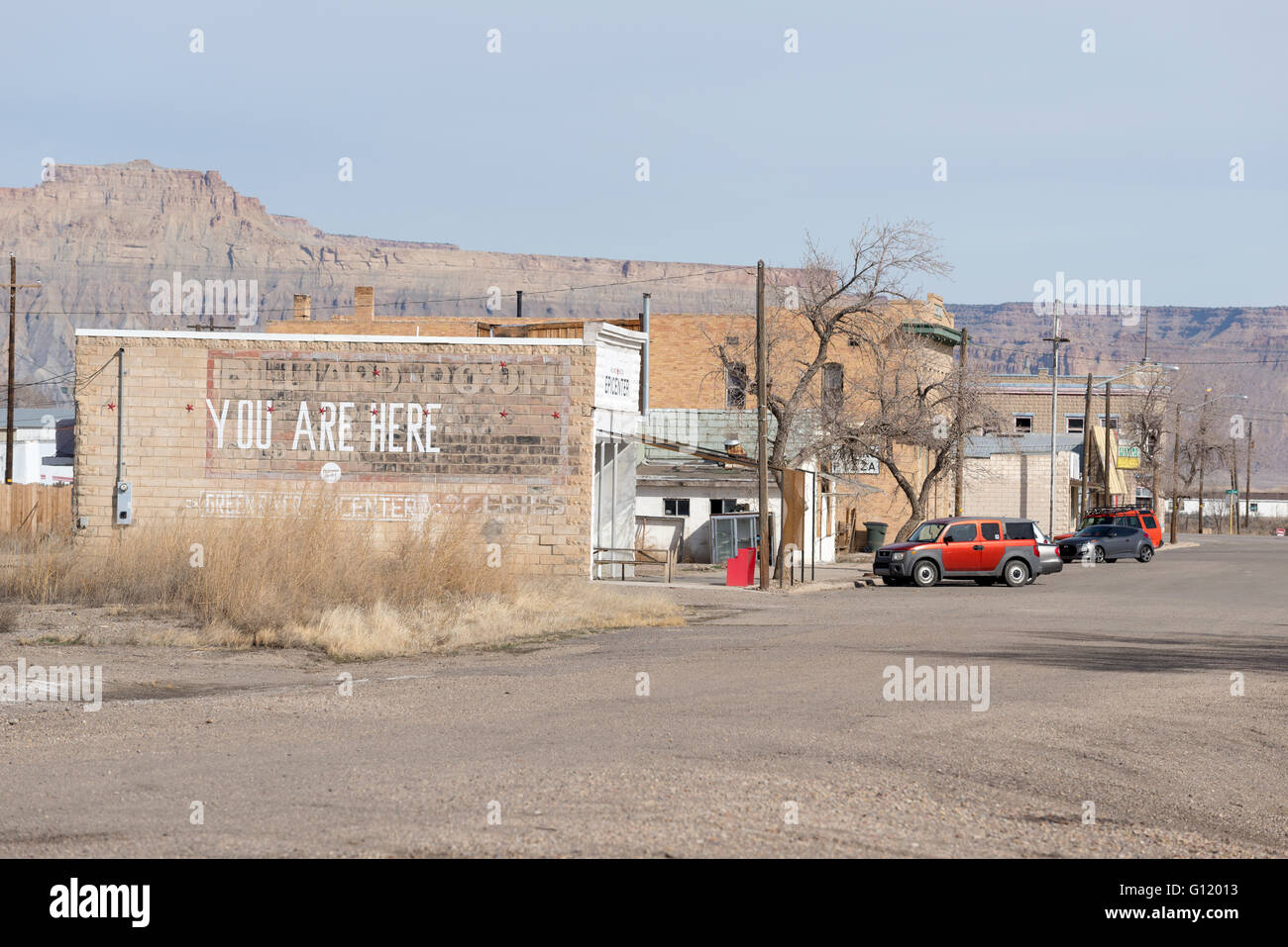Downtown Green River, Utah Stock Photo Alamy