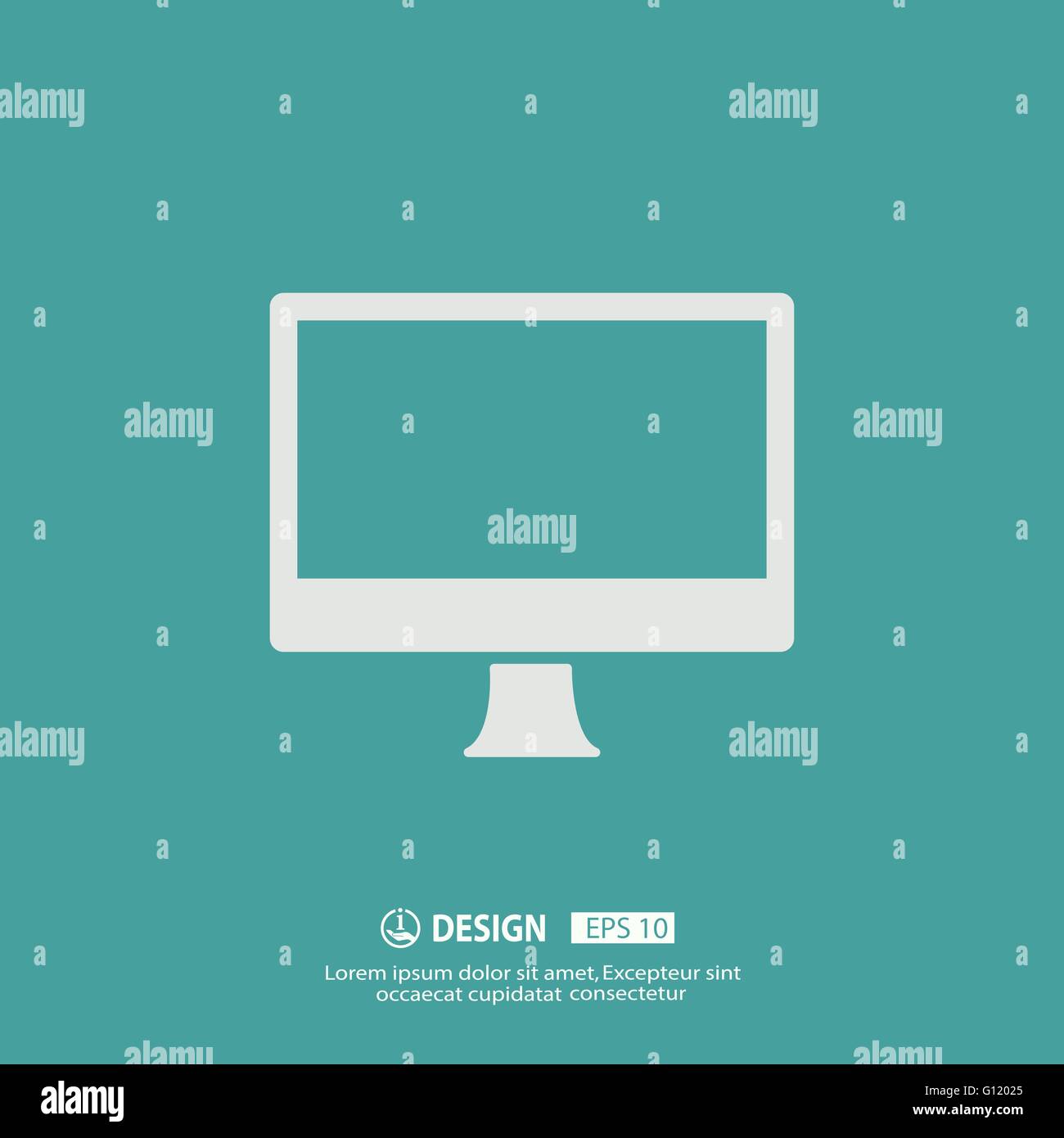 Pictograph of computer Stock Vector Image & Art - Alamy