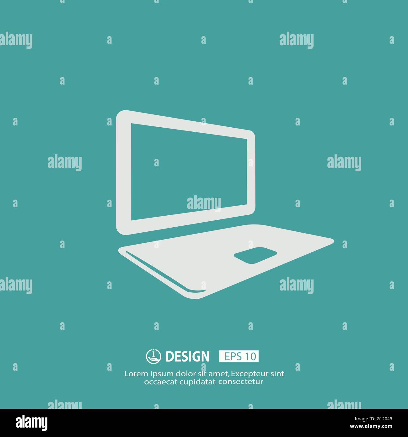Pictograph of computer Stock Vector Image & Art - Alamy