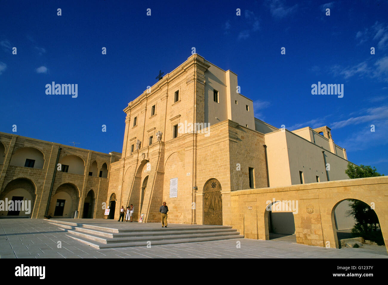 Church of Santa Maria De Finibus Terrae, Santa Maria di Leuca, Lecce, Puglia, Italy Stock Photo