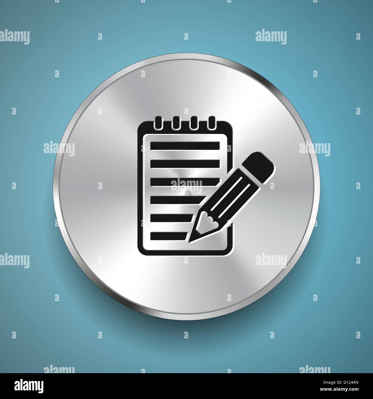 Notes Iimage Pictograph of note Stock Vector Image & Art - Alamy