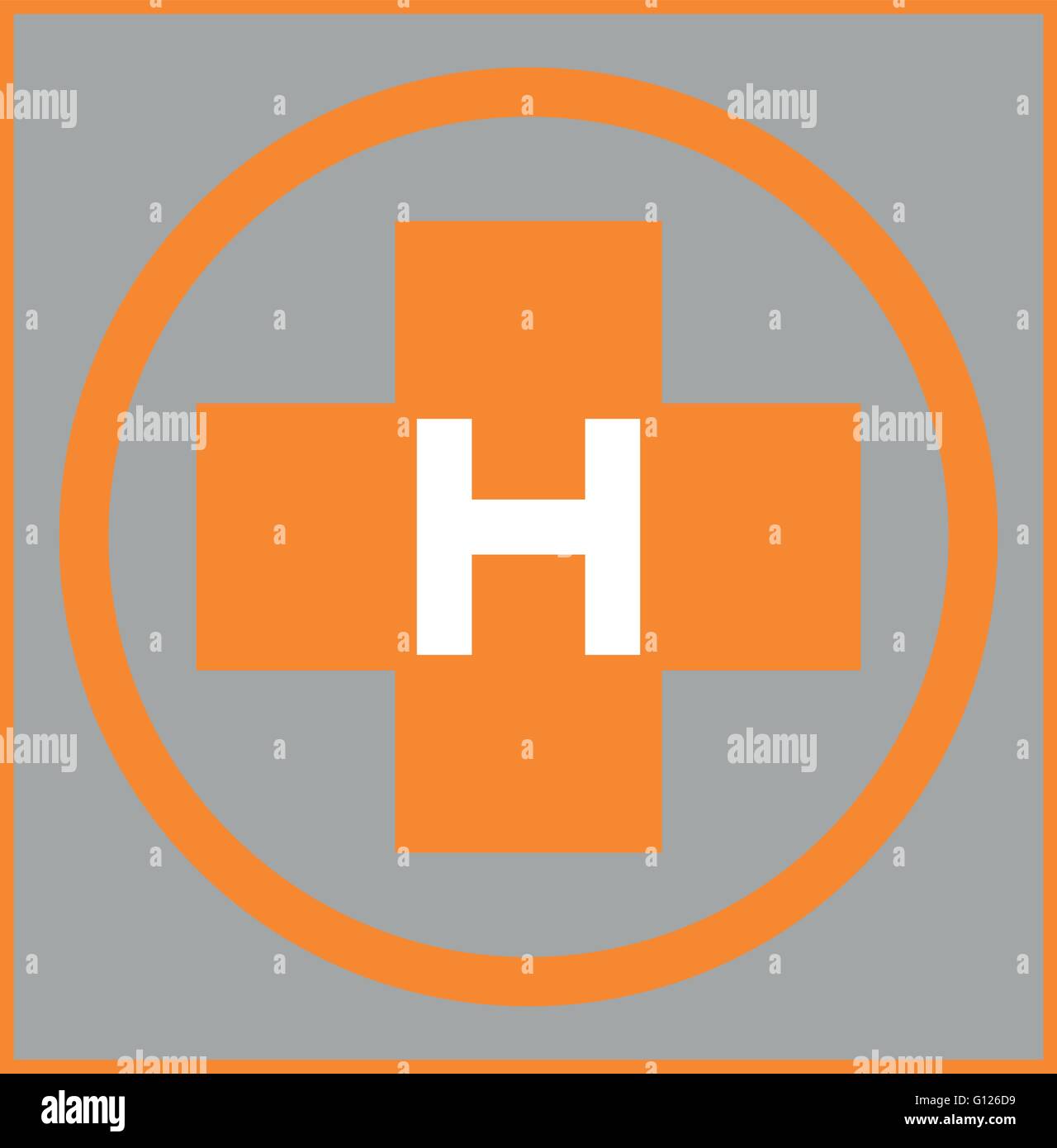 Helipad Stock Vector Images - Alamy