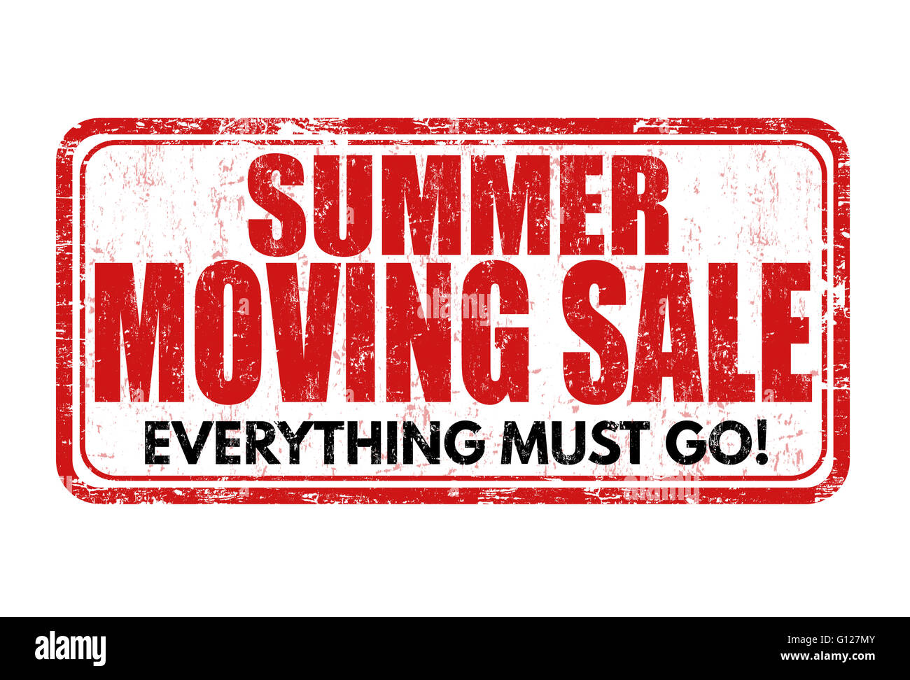 Moving sale everything must go hi-res stock photography and 