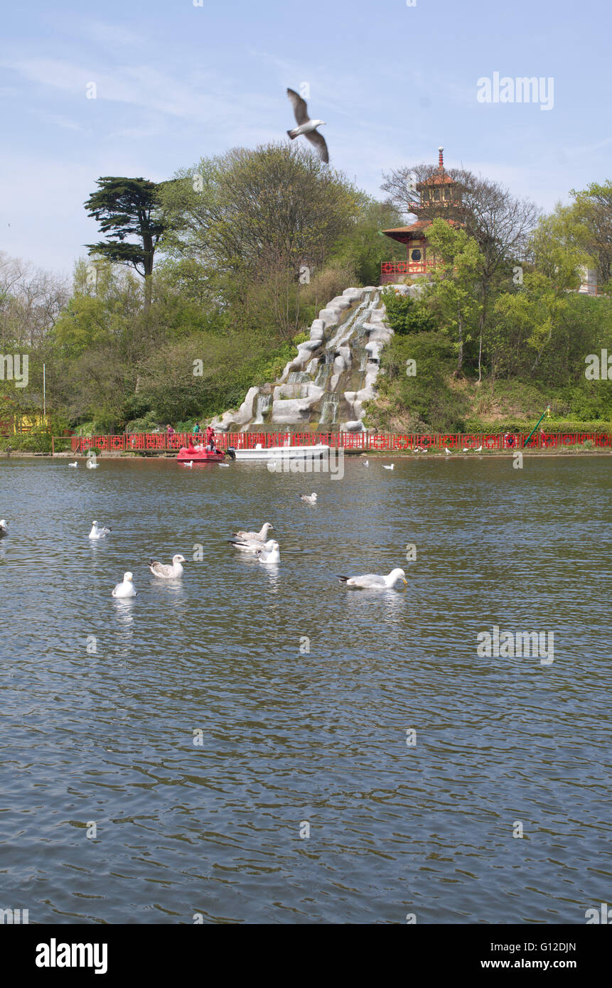 Peasholm park Scarborough North Yorkshire UK Stock Photo