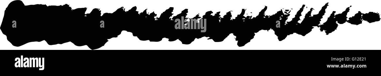 Brush Stroke Grunge Vector Textured Stock Vector Image & Art - Alamy