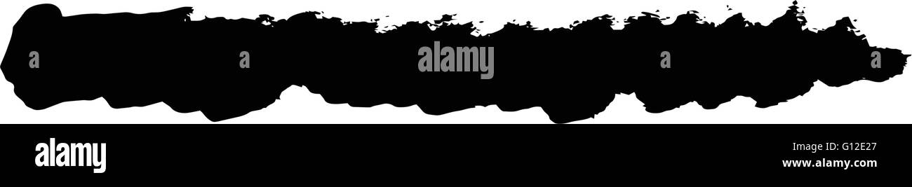 Brush Stroke Grunge Vector Textured Stock Vector Image & Art - Alamy