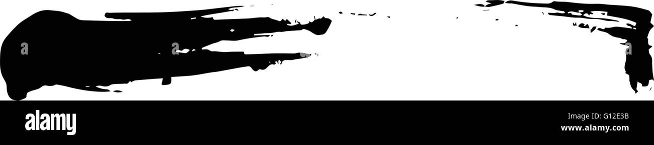 Brush Stroke Grunge Vector Textured Stock Vector Image & Art - Alamy