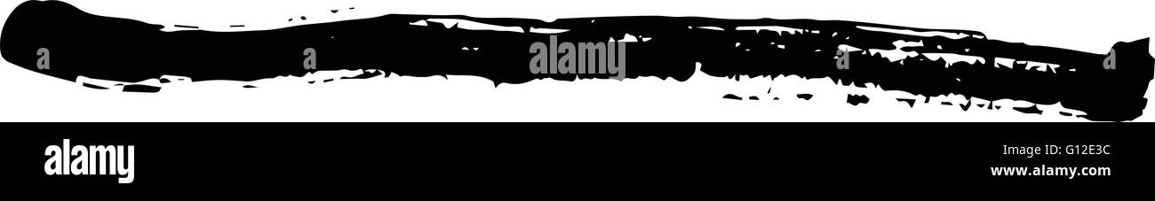 Brush Stroke Grunge Vector Textured Stock Vector Image & Art - Alamy
