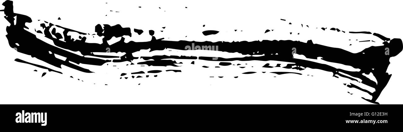 Brush Stroke Grunge Vector Textured Stock Vector Image & Art - Alamy