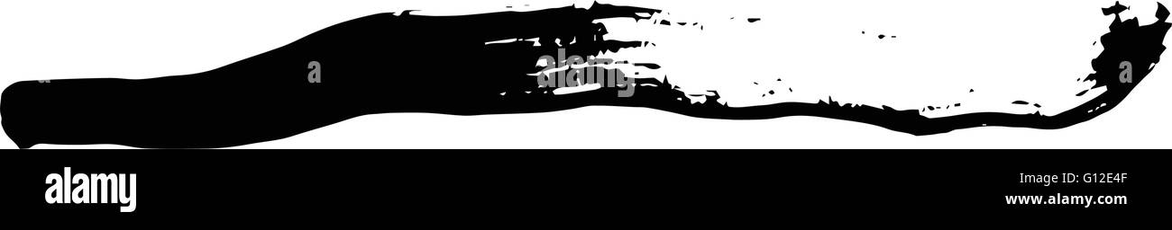 Brush Stroke Grunge Vector Textured Stock Vector Image & Art - Alamy