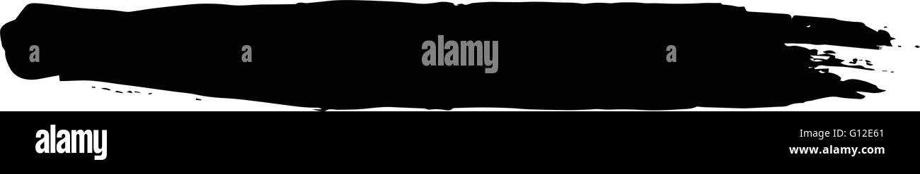 Brush Stroke Grunge Vector Textured Stock Vector Image & Art - Alamy