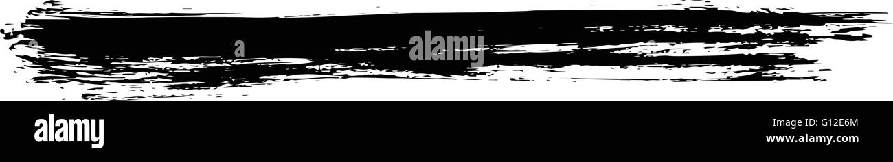 Brush Stroke Grunge Vector Textured Stock Vector Image & Art - Alamy
