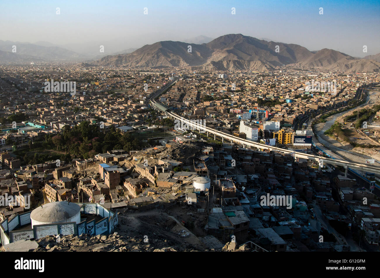 San Juan de Lurigancho district. Lima city. Peru Stock Photo Alamy