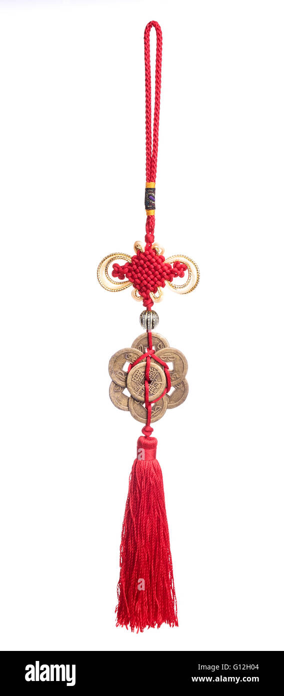 Chinese lucky knots used during spring festival Stock Photo
