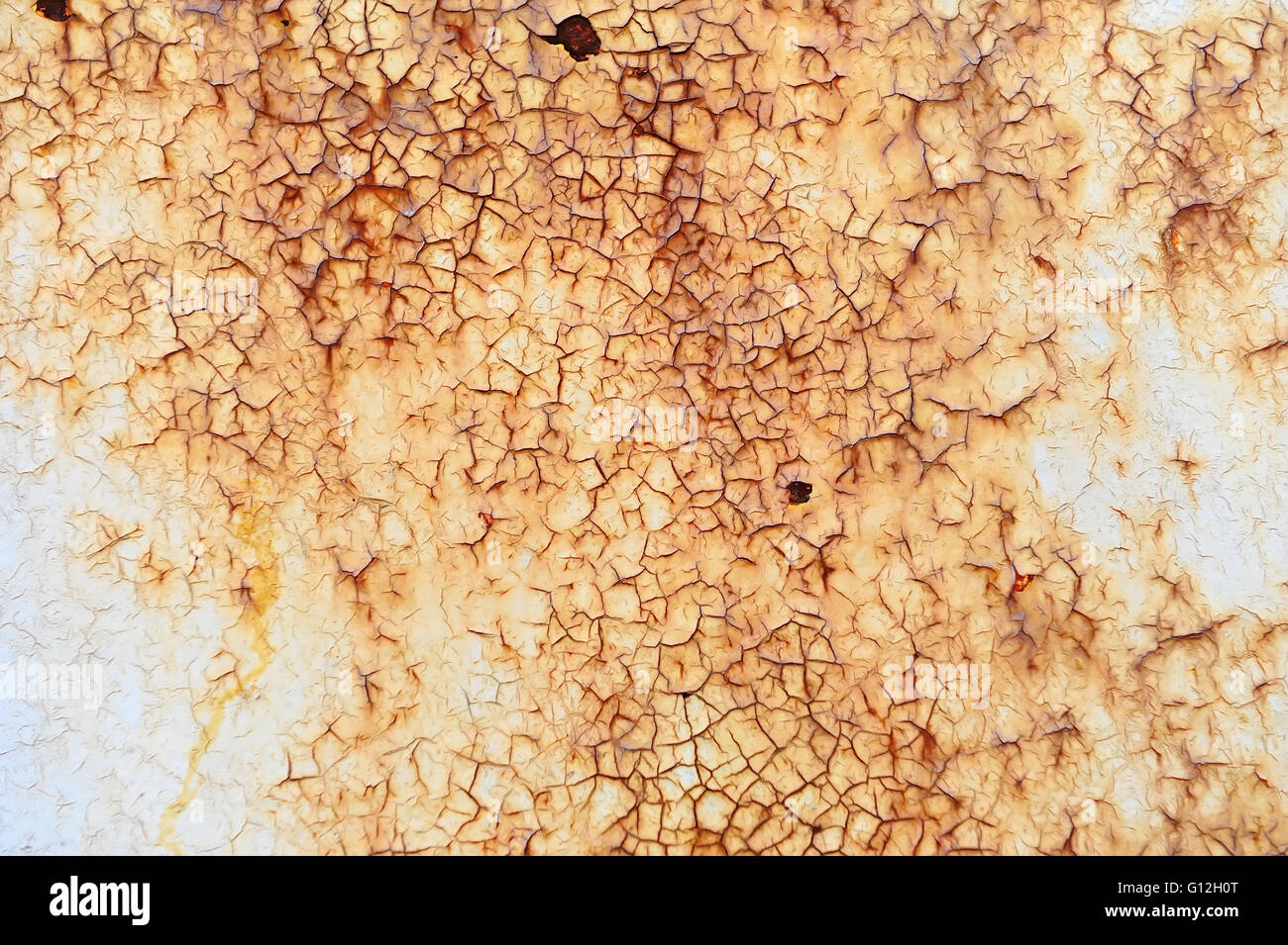 Metal texture with blue paint and rust Stock Photo - Alamy