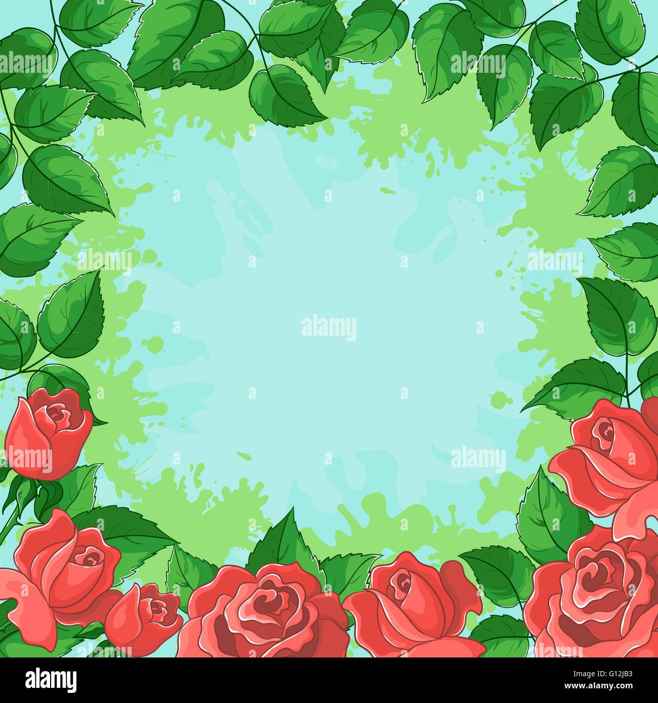 Background, frame from flowers Stock Vector Image & Art - Alamy