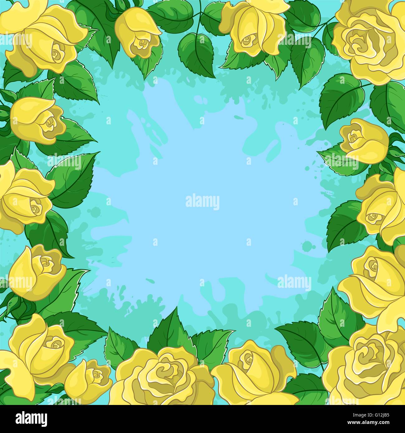 Background, frame from flowers Stock Vector Image & Art - Alamy