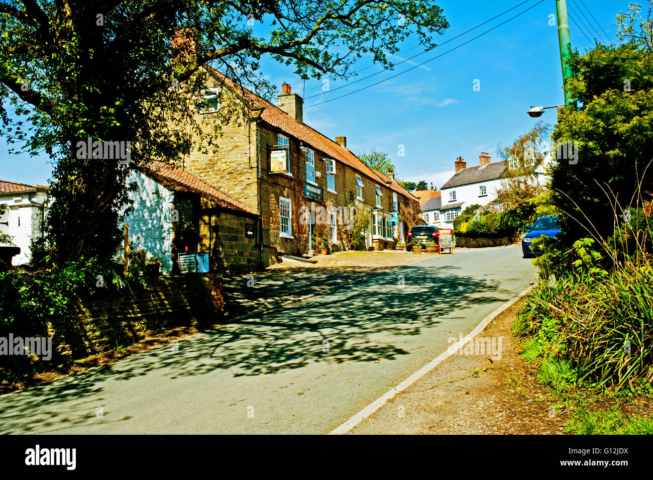 The Wheatsheaf Inn at Borrowby, Yorkshire Stock Photo Alamy