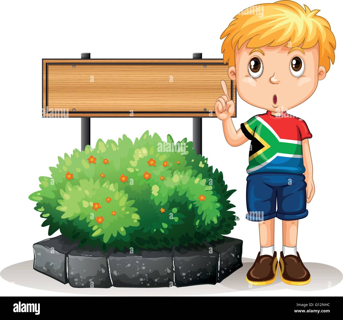Standing picture frame illustration Stock Vector Images - Alamy