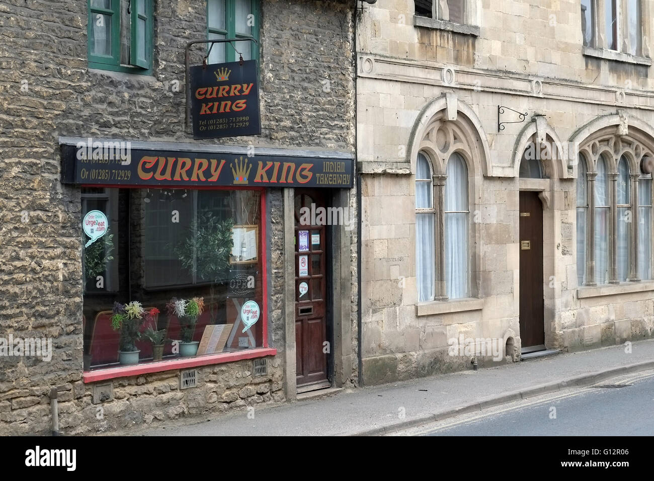 Curry restaurant in Fairford, Gloucestershire, England, UK Stock Photo