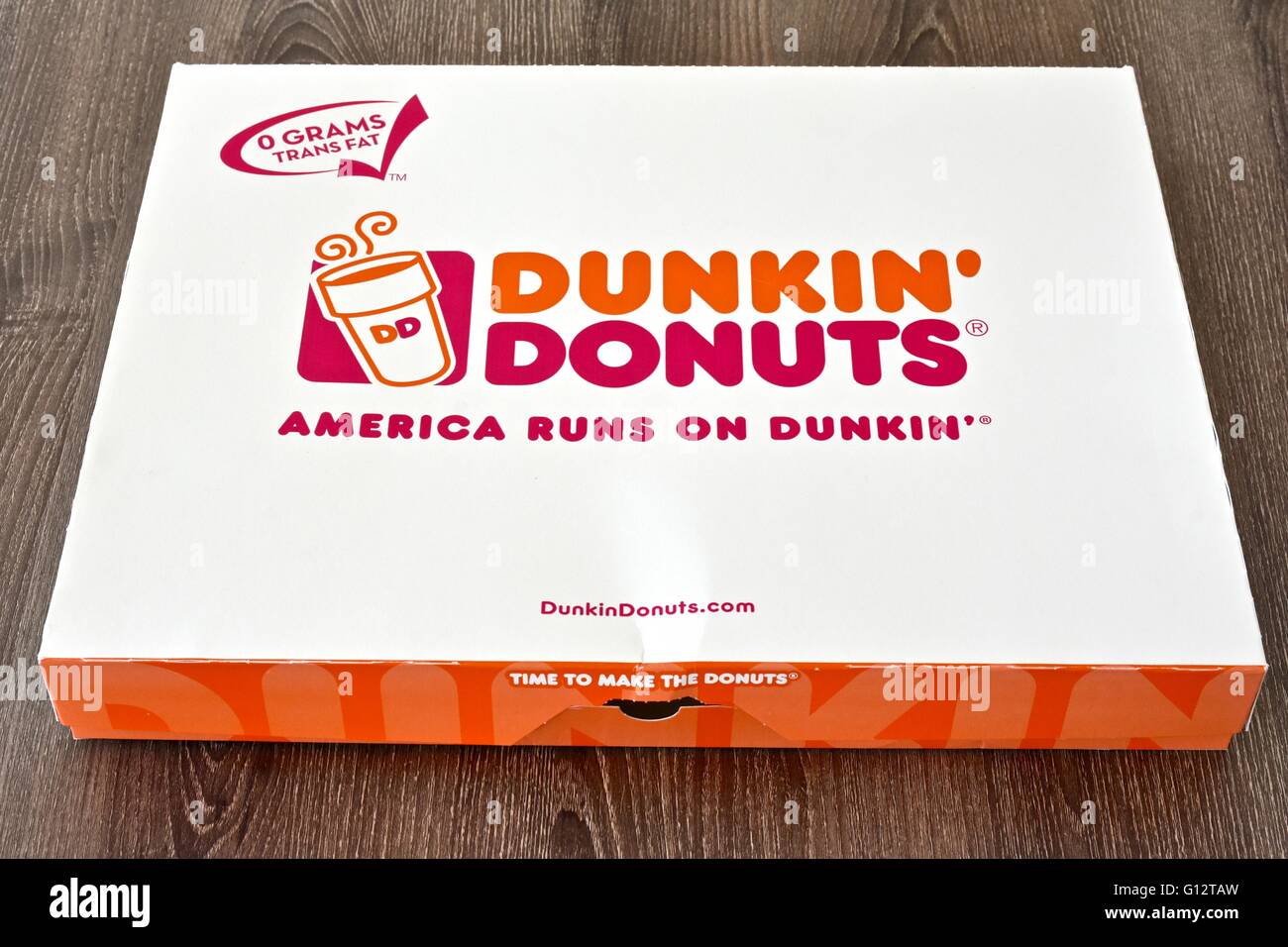 A box of Dunkin' Donuts Stock Photo - Alamy