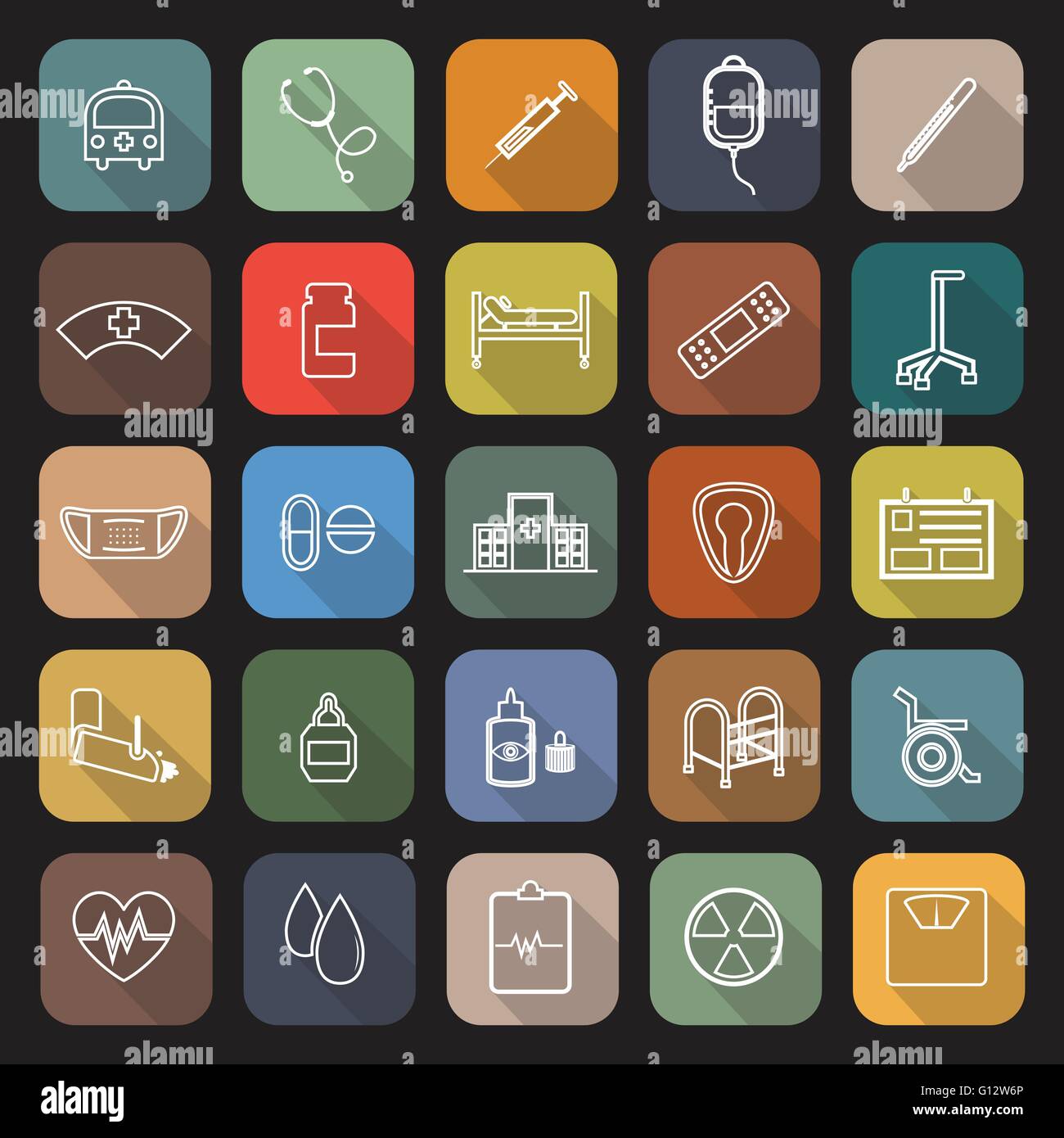Hospital flat Stock Vector Images - Alamy