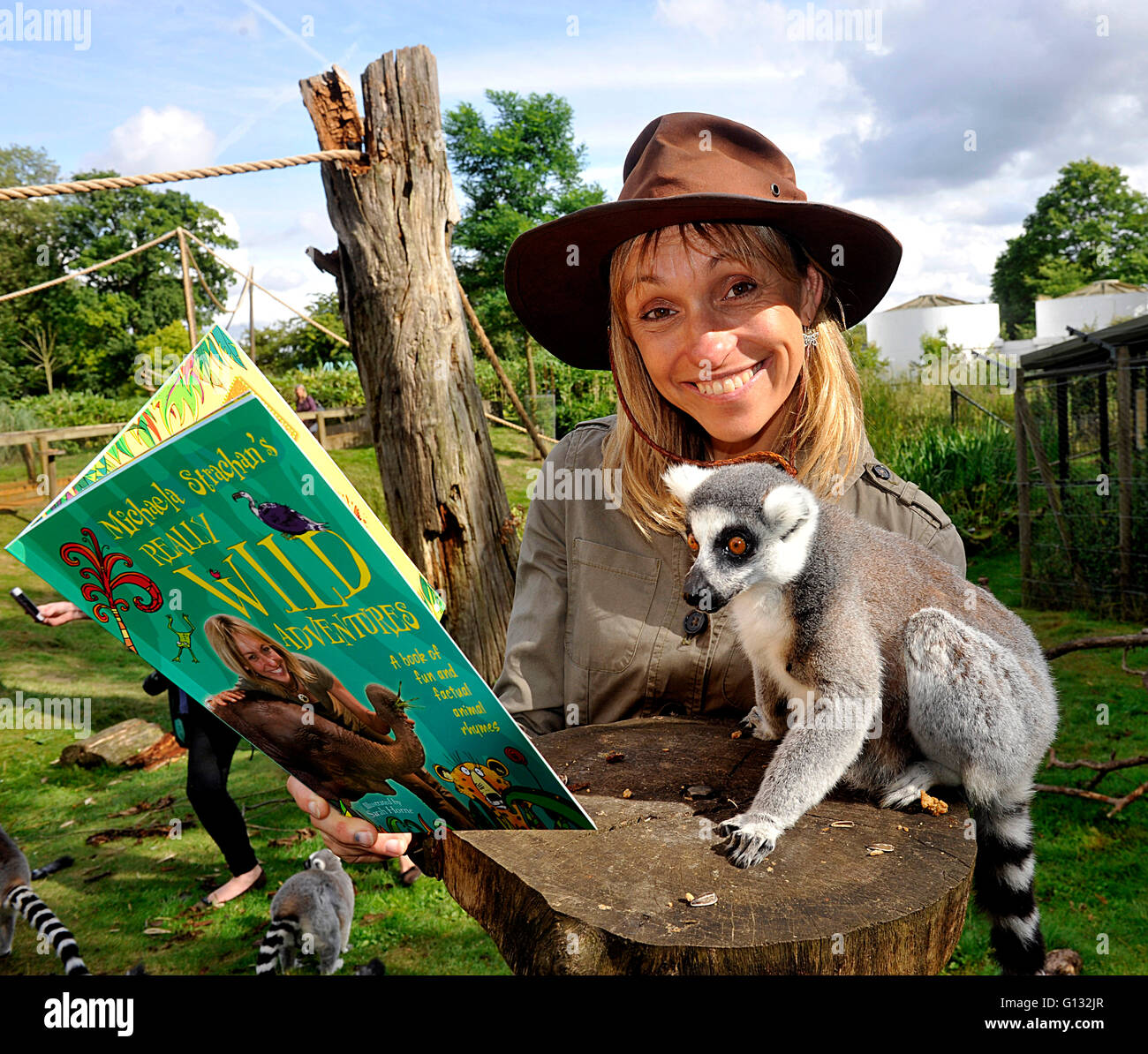 Little Creatures family festival  at ZSL Whipsnade Zoo  Michaela Strachan's Really Wild Adventures Stock Photo