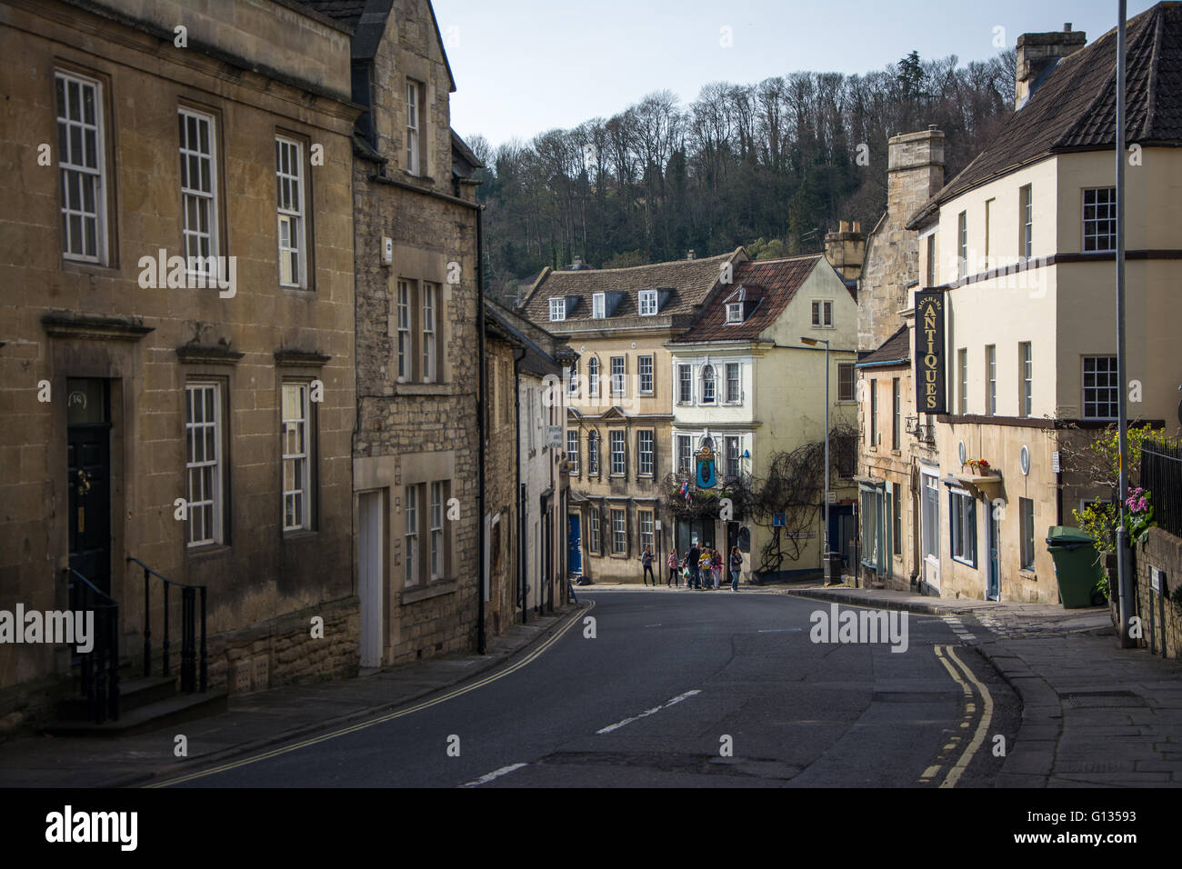 Street in BradfordonAvon, Wiltshire, England Stock Photo Alamy