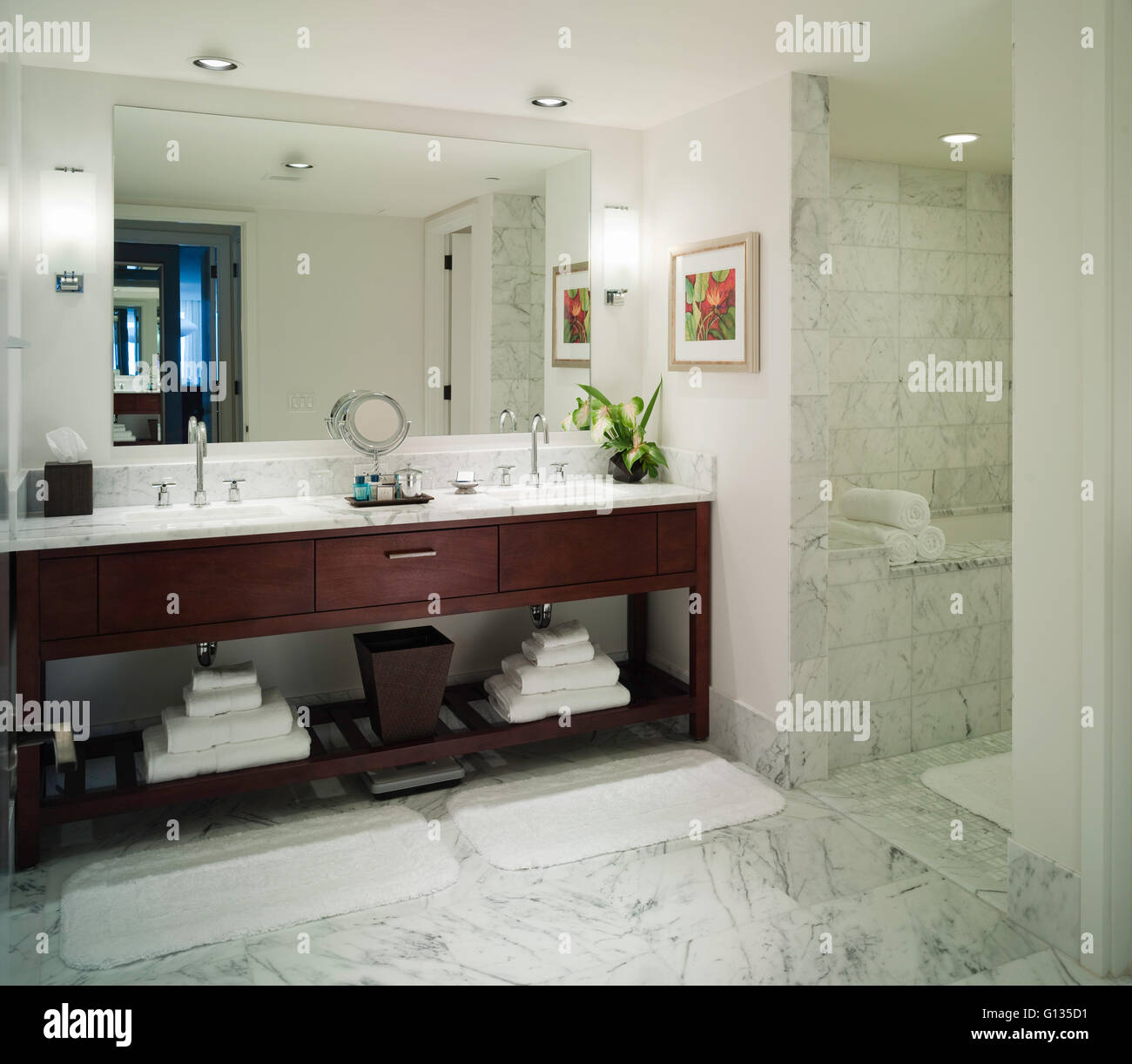 Trump International Hotel and Tower Waikiki, views of hotel public areas. condo-hotel Stock Photo