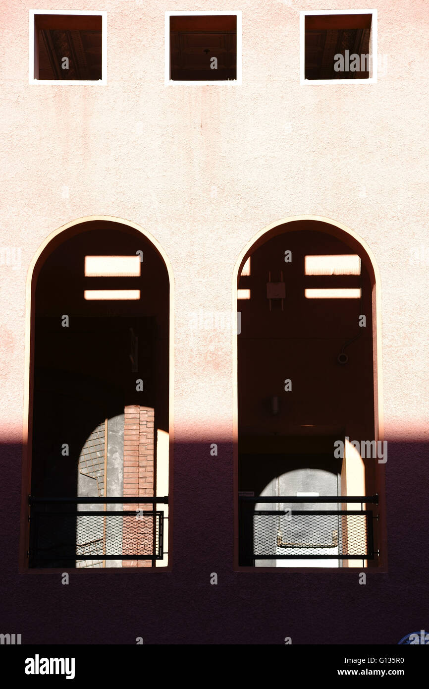 Window with round arch Stock Photo - Alamy