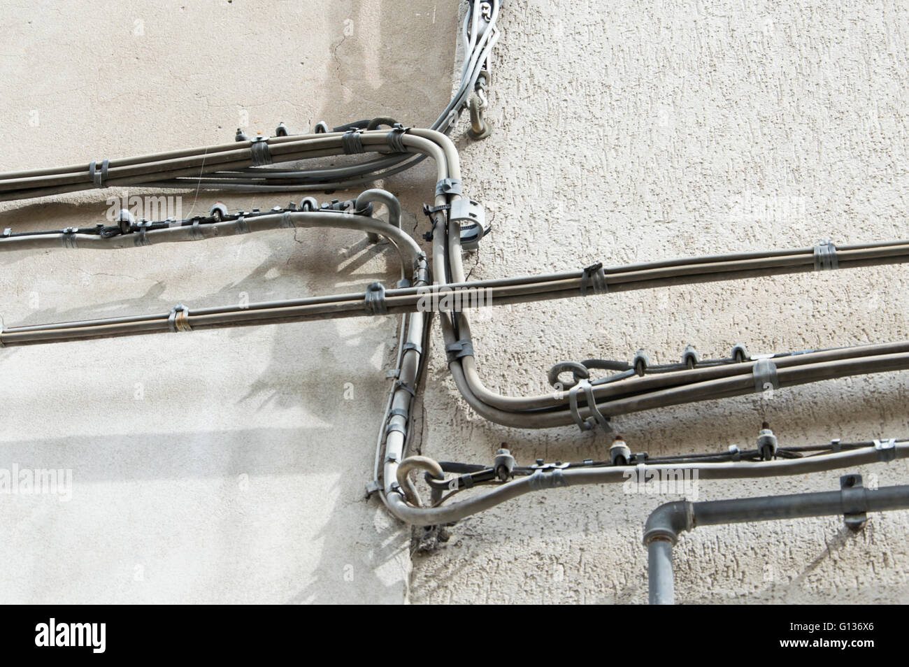 Old House Electrical Wiring High Resolution Stock Photography and