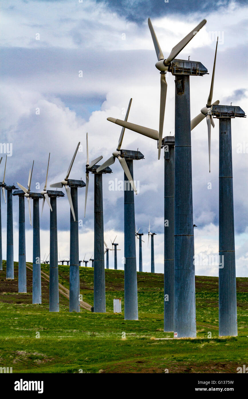 Altamont pass wind turbines hires stock photography and images Alamy