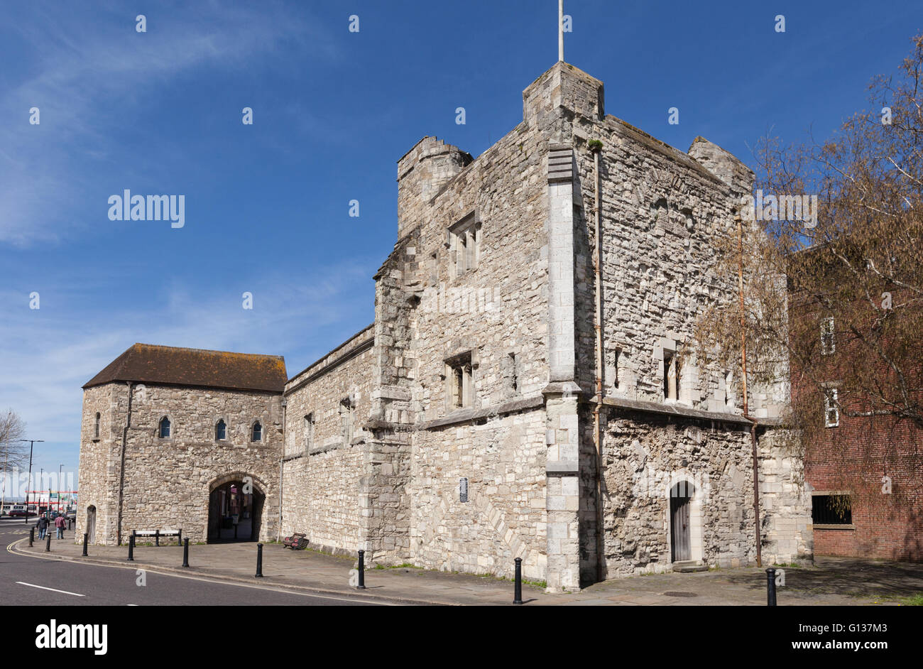 God's House Tower in Southampton, Hampshire, UK one of the city's medieval buildings Stock Photo