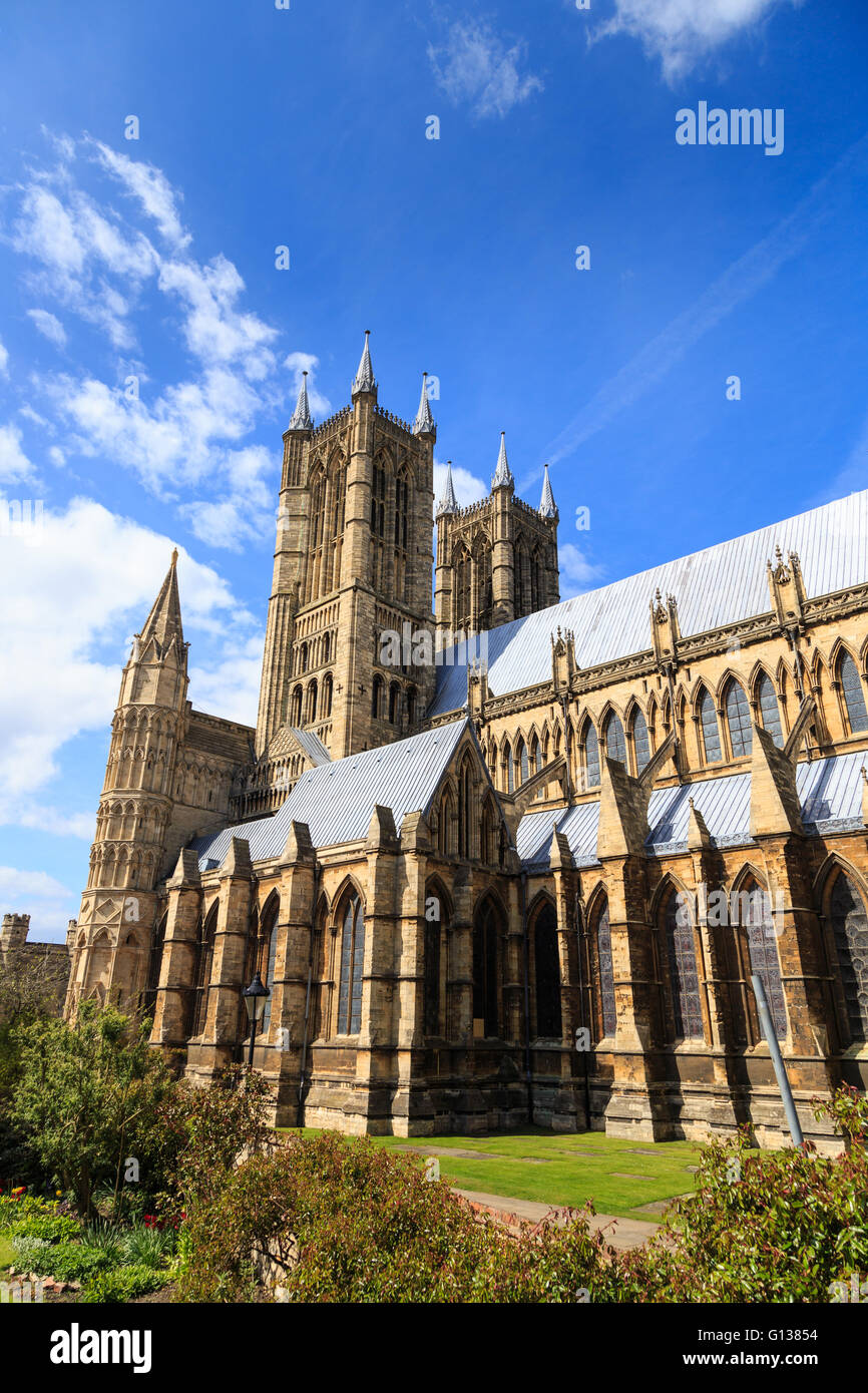 Lincoln Cathedral Lincoln England Stock Photo Alamy