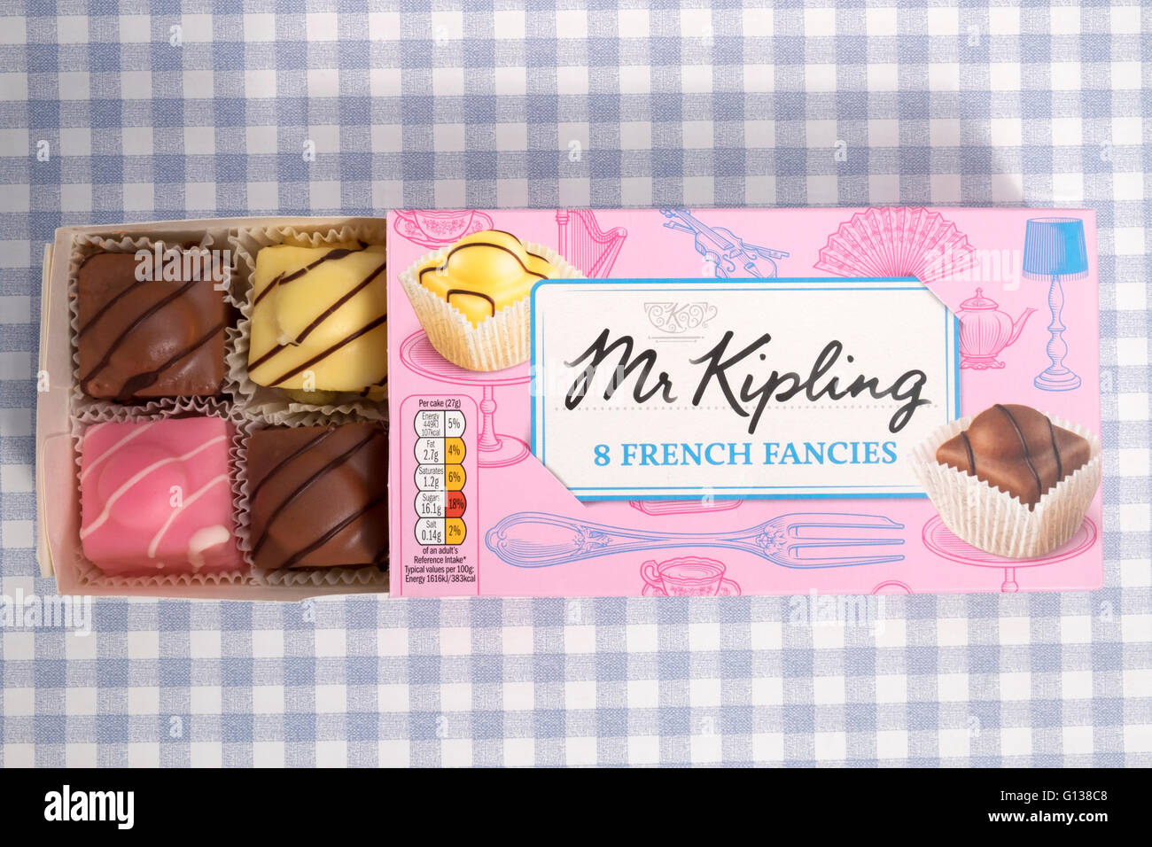 Mr kipling French Fancies Stock Photo