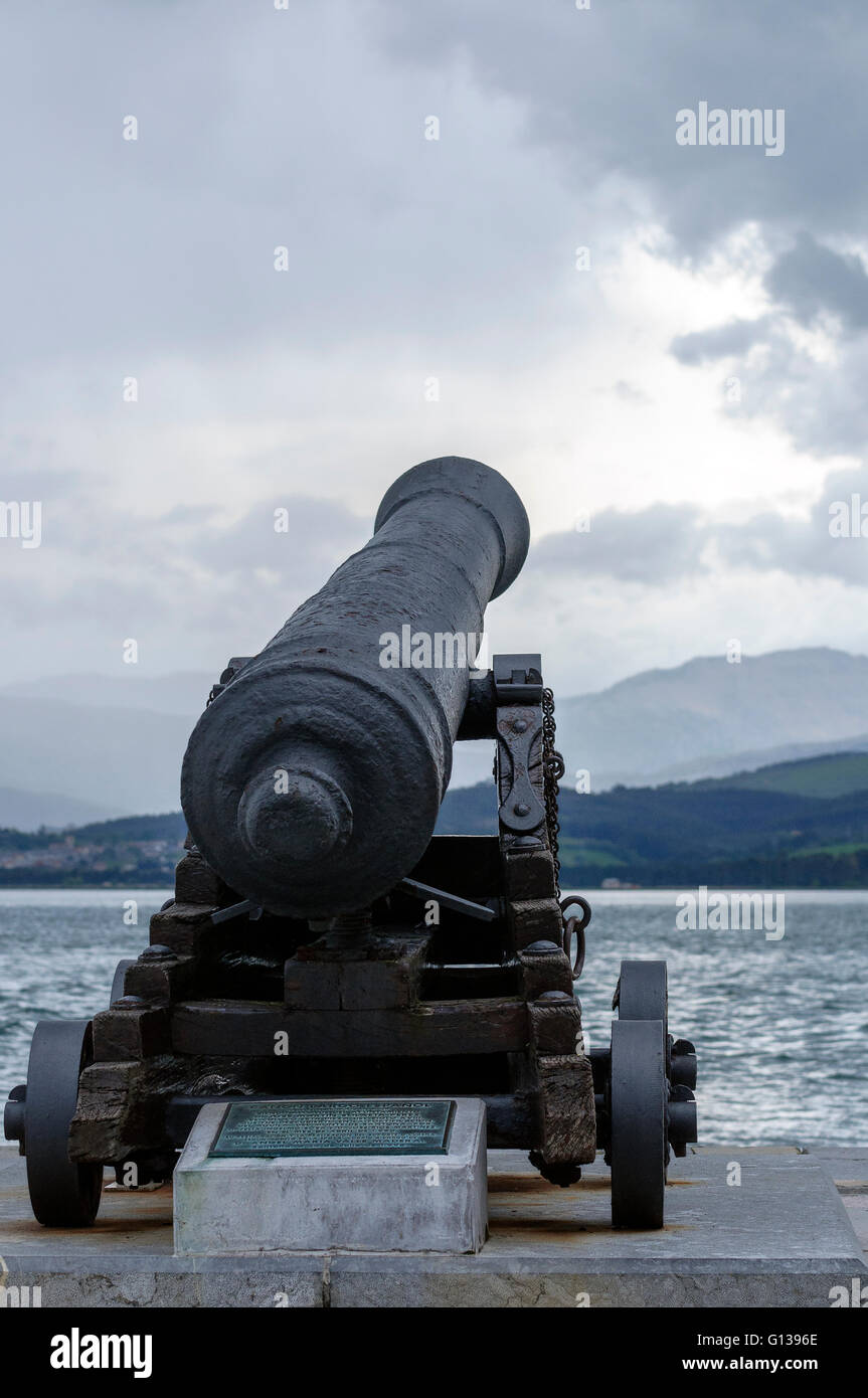 Wreck of the galleon Nuestra Senora de la Concepcion, cast iron in the