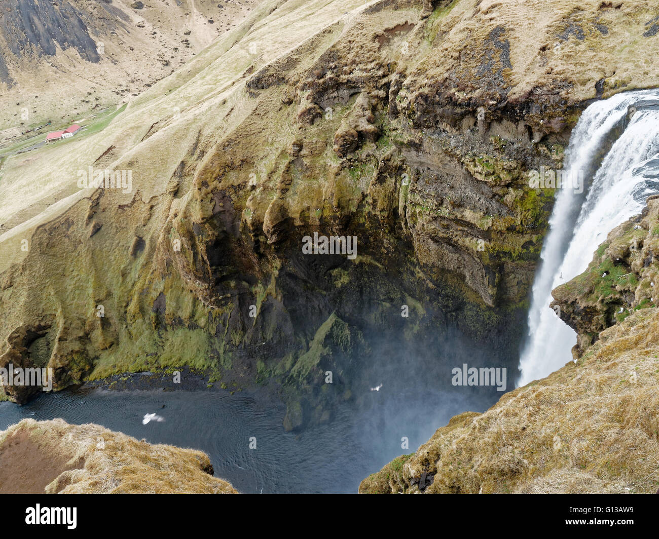 Skogafoss Waterfall, Iceland Stock Photo - Alamy