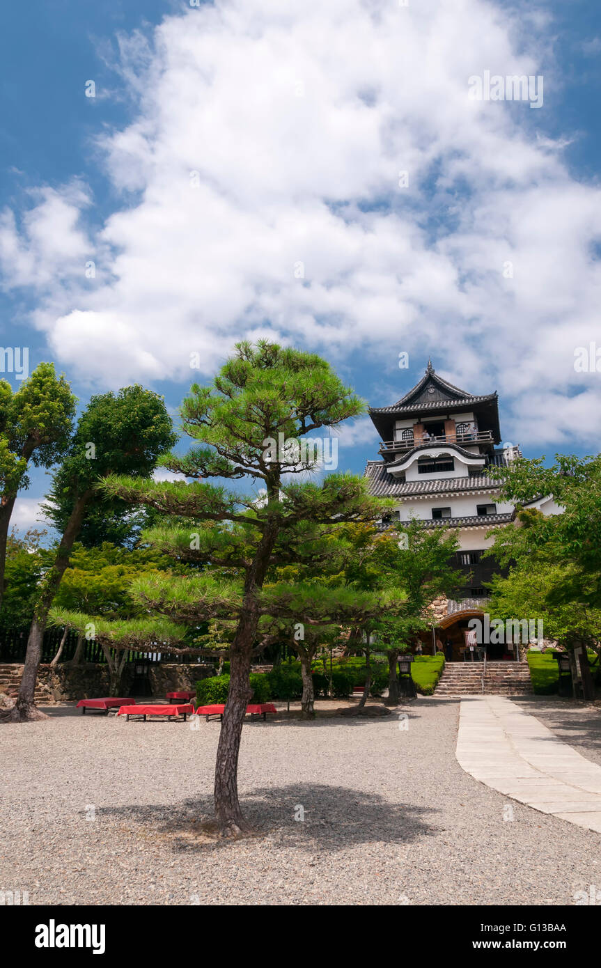 Front yard of Inuyama castle, Japan Stock Photo