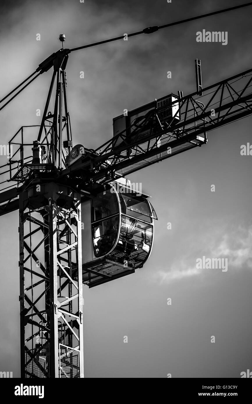 Crane cabin Black and White Stock Photos & Images - Alamy