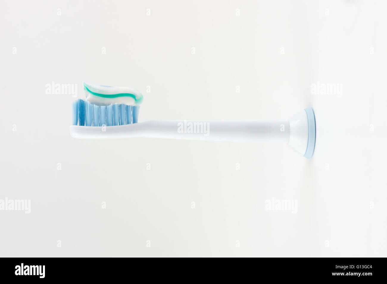 attachment for an electric toothbrush with toothpaste Stock Photo Alamy