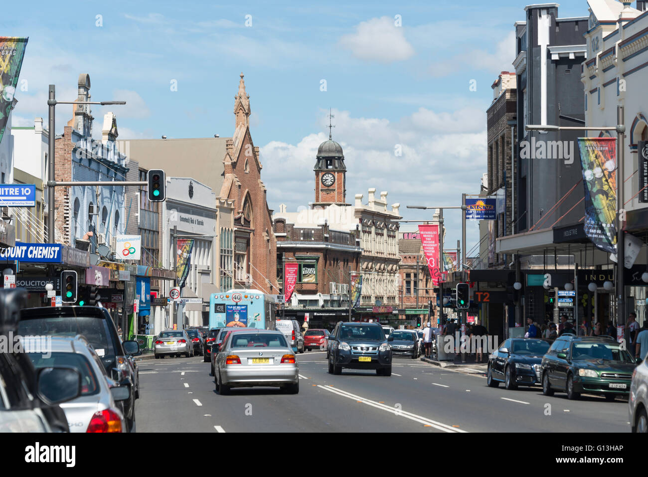 King Street, Newtown, Sydney, New South Wales, Australia Stock Photo