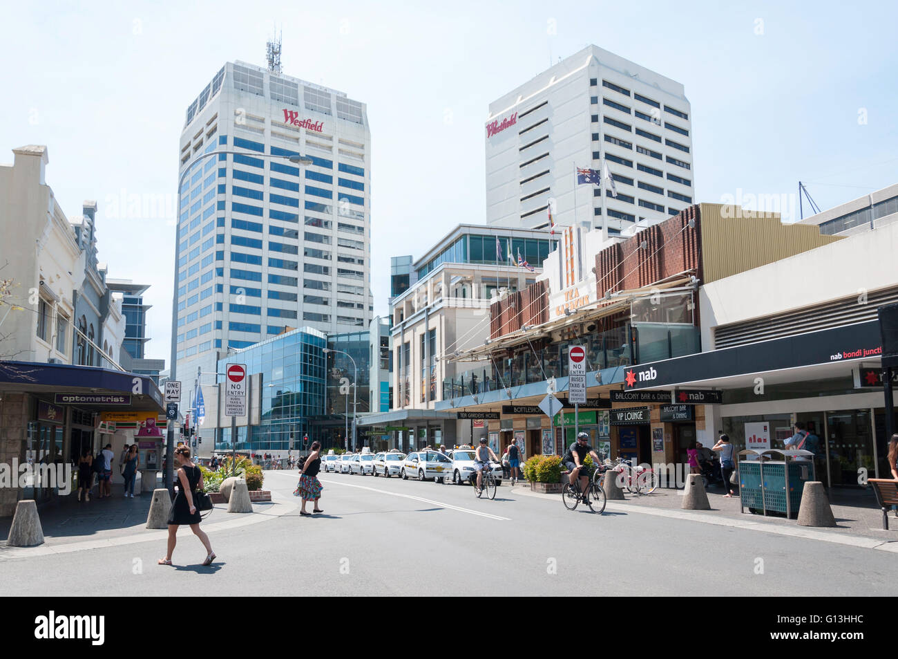 Westfield Shopping Centre, Bronte Road, Bondi Junction, Sydney, New South Wales, Australia Stock Photo