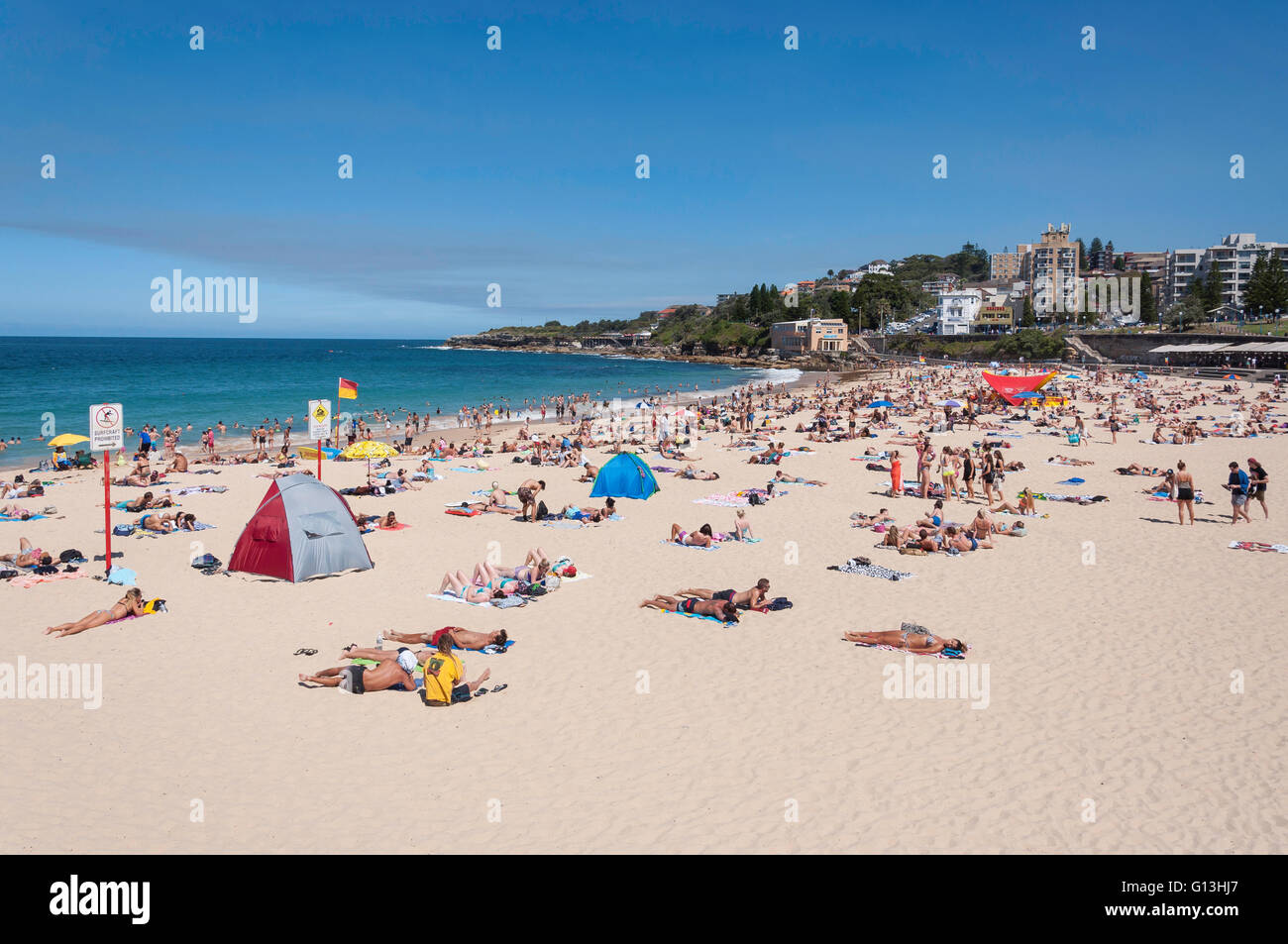 Coogee Beach, Coogee, Sydney, New South Wales, Australia Stock Photo