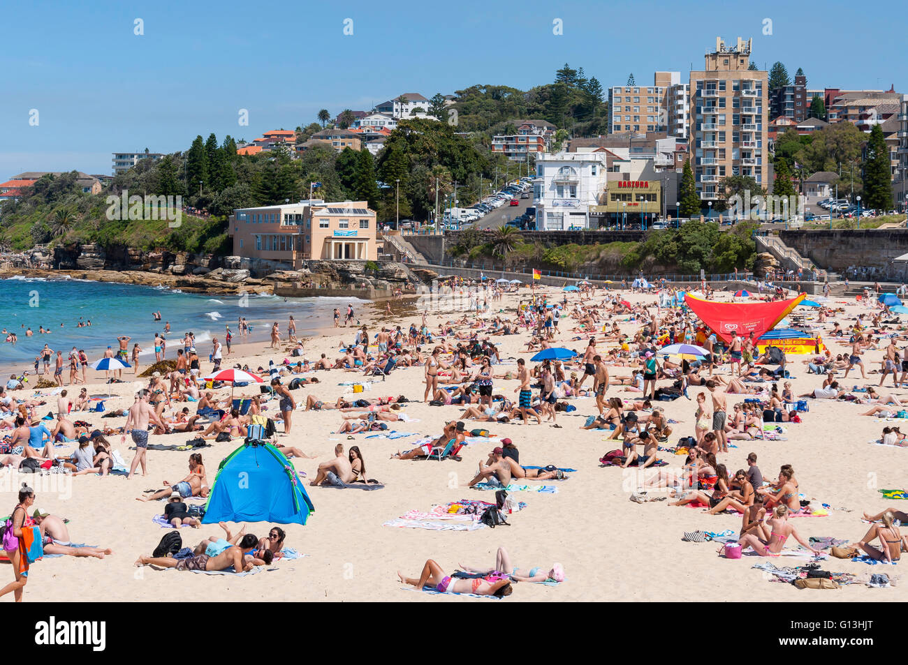 Coogee Beach, Coogee, Sydney, New South Wales, Australia Stock Photo