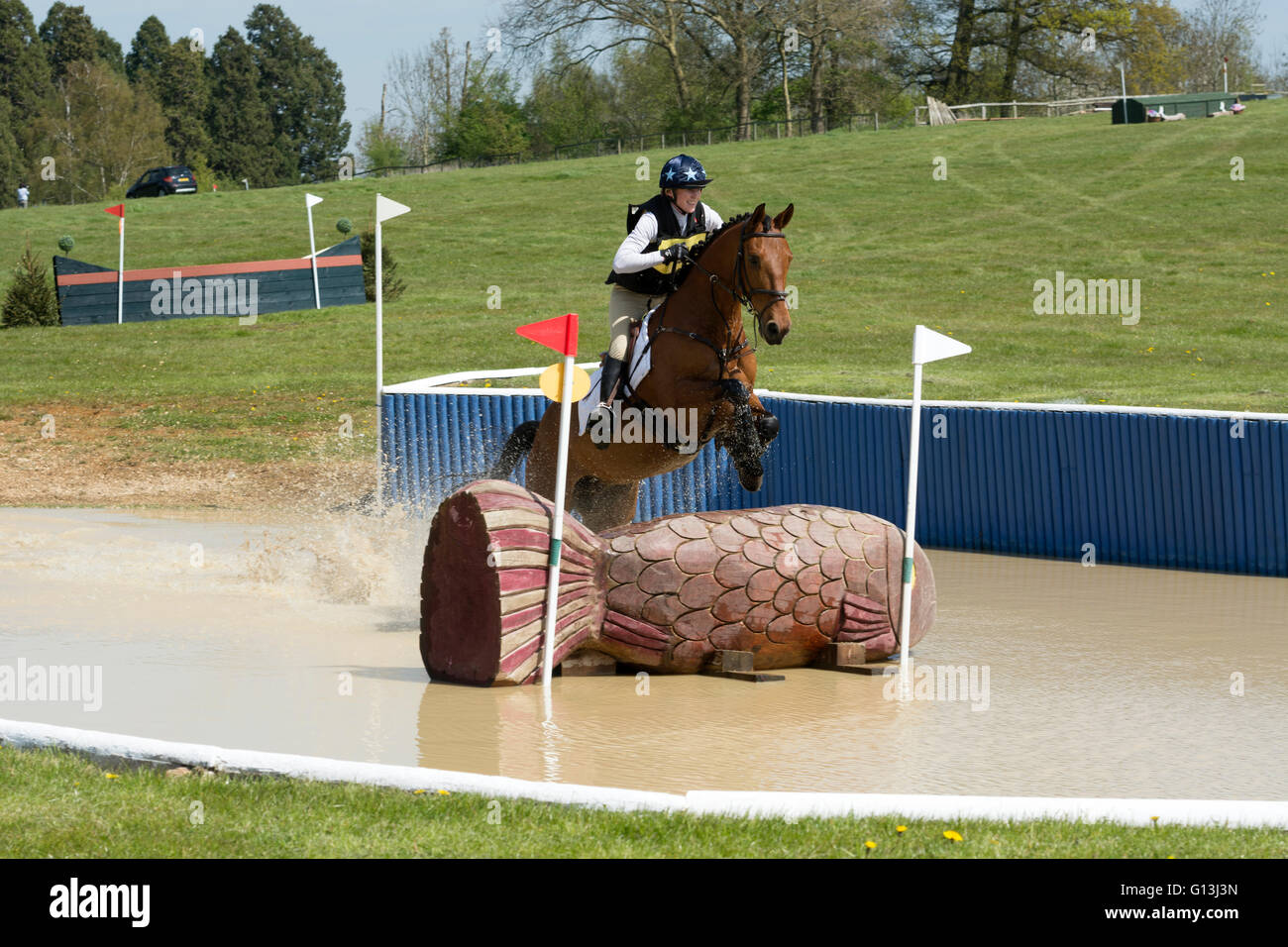 British Eventing Horse Trials, Moreton Morrell, Warwickshire, UK Stock Photo