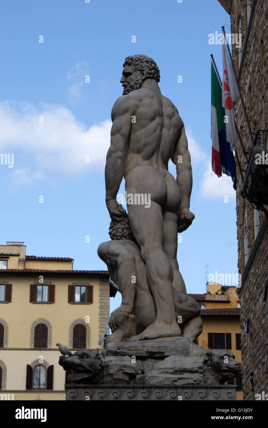 Statue of hercules and cacus hi-res stock photography and images - Alamy