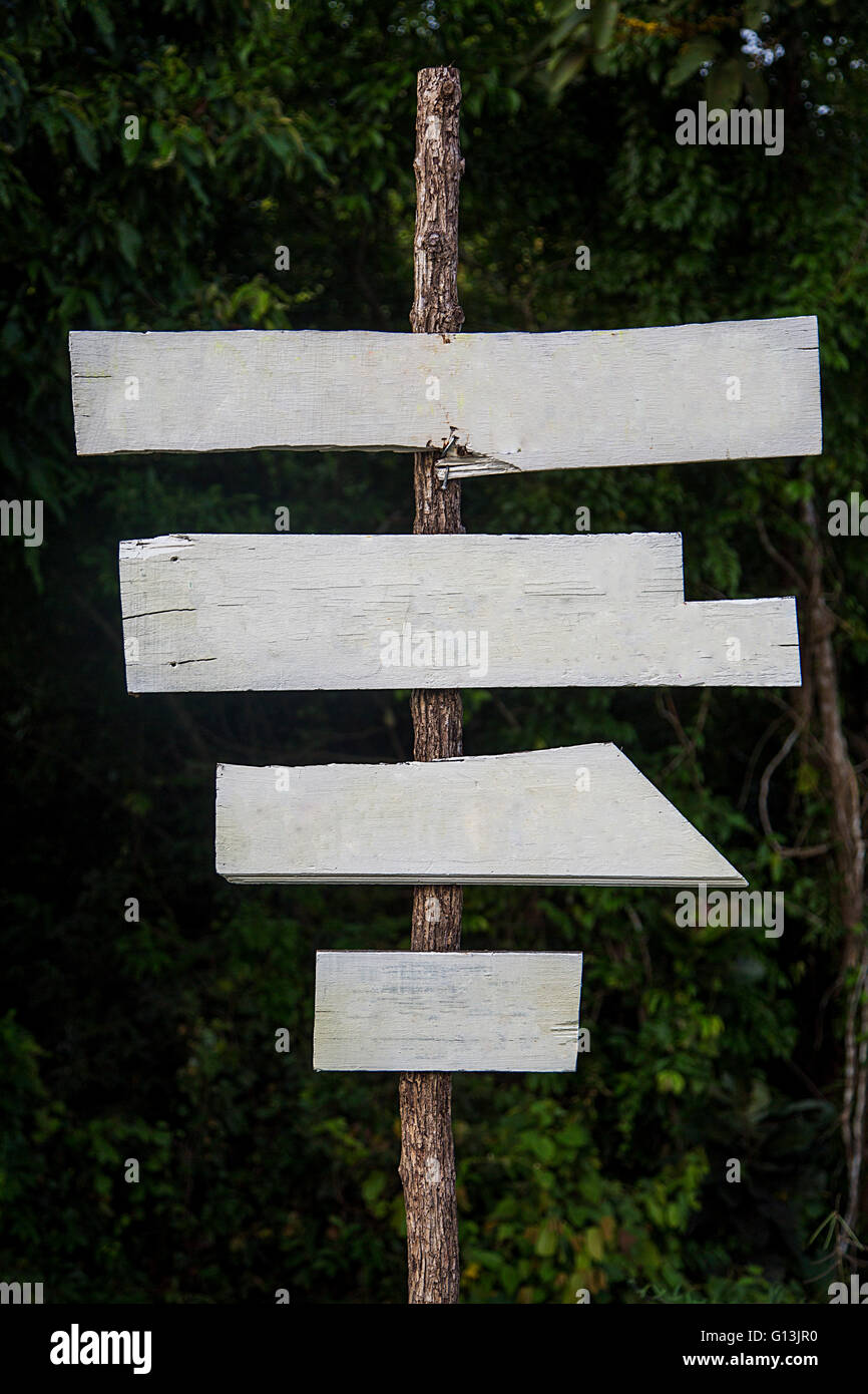 Billboard in the forest hi-res stock photography and images - Alamy