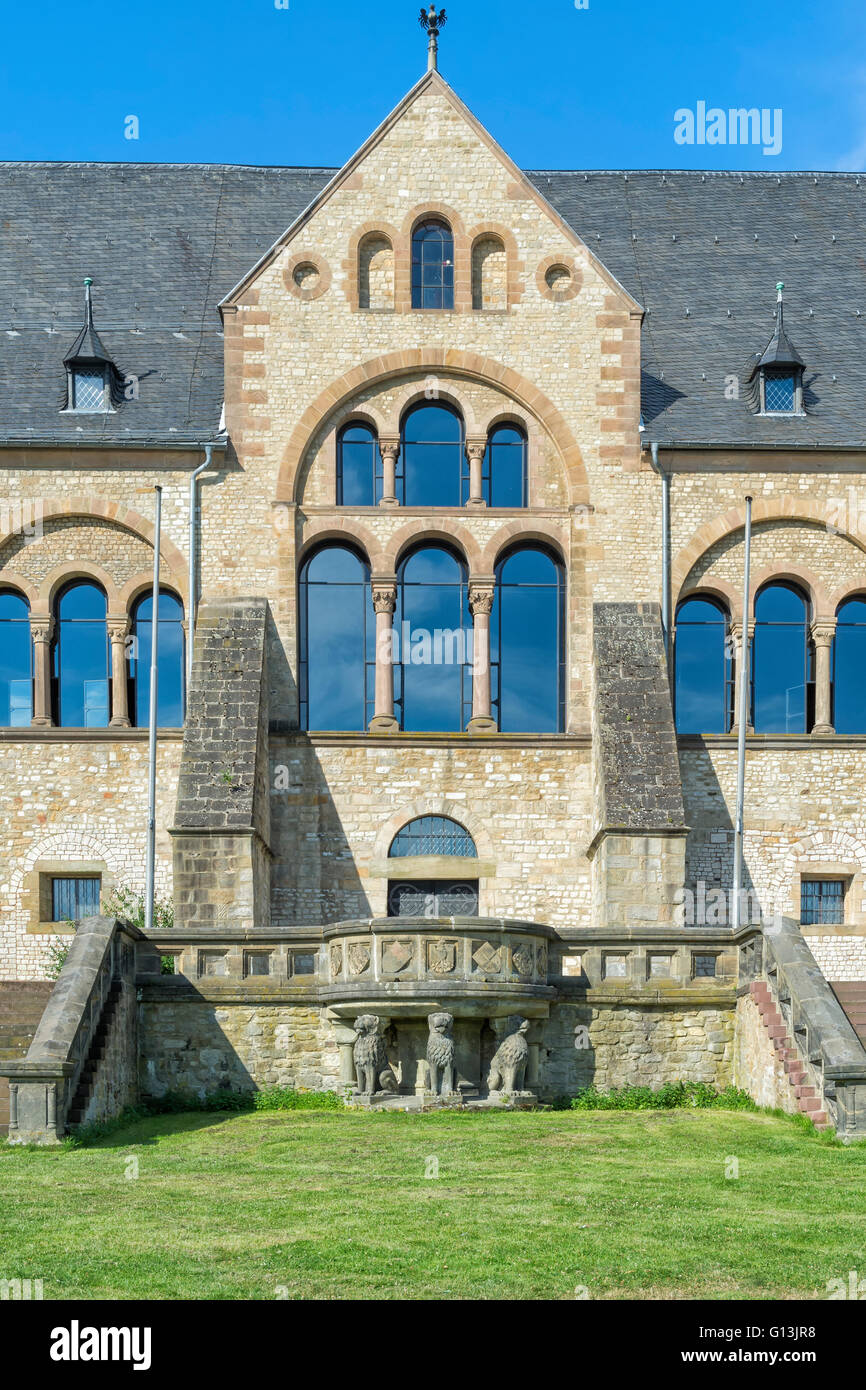 Imperial Palace (Kaiserpfalz), Goslar, Harz, Lower Saxony, Germany, Unesco World Heritage Site Stock Photo