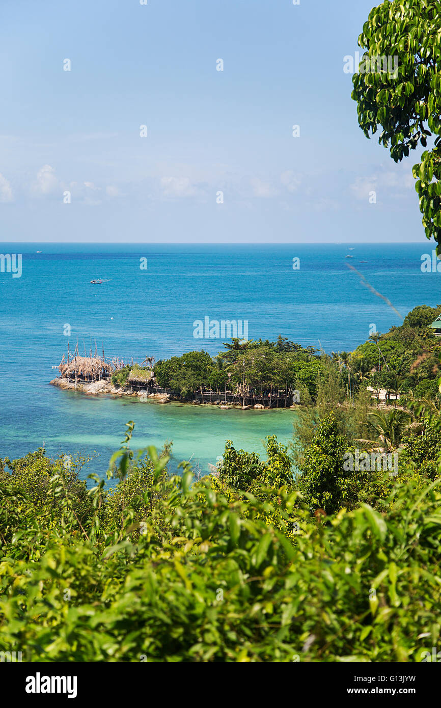 Seashore of the Ko Pha Ngan in Thailand Stock Photo