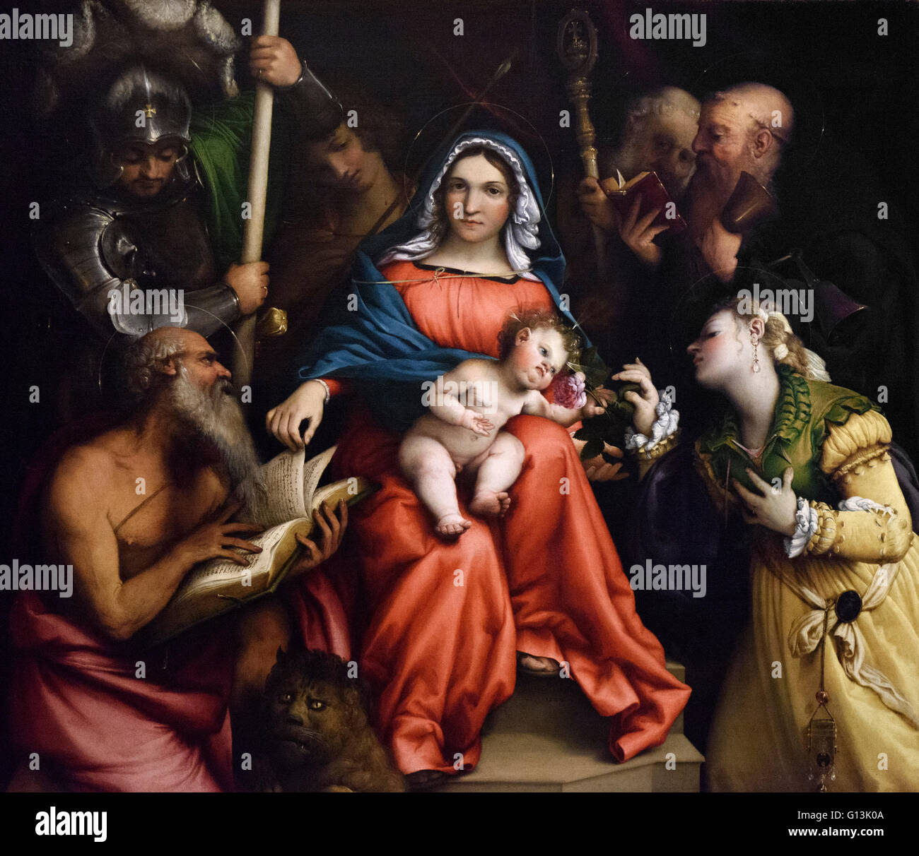 The mystic marriage of saint catherine hi-res stock photography and ...
